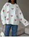 JACQUARD KNIT SWEATER WITH HEARTS